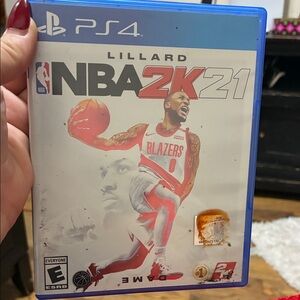 NBA 2K21 for PS4 - Blue Case